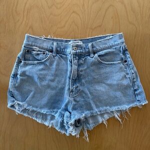 Abercrombie & Fitch Mid Rise Mom Shorts